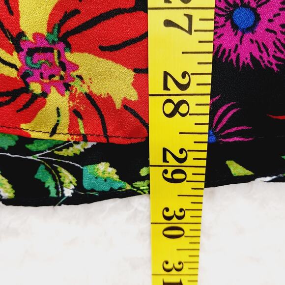Blouse Size 2X Floral Tropical Whimsycore Fairy Bold Maximalist Vacation Resort - Picture 7 of 16